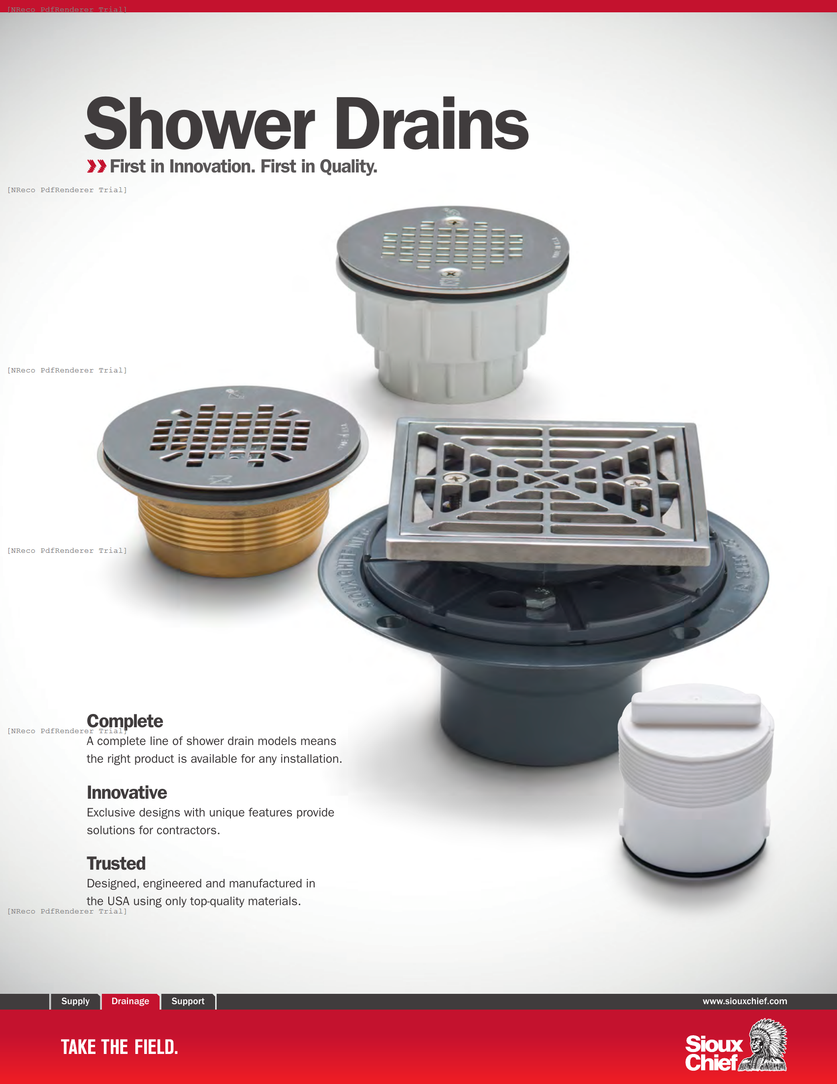 SHOWER DRAINS - BROCHURE.PDF Brochure Document